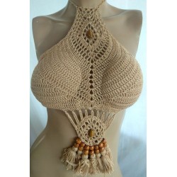 Crochet Top with support from India