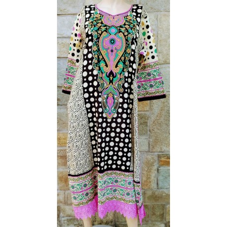 Cotton Kurta Caftan Dress From India