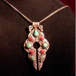 Handmade Necklace in Silver 925 from Nepal