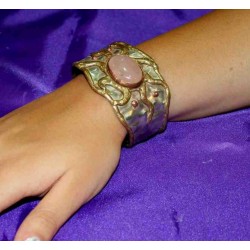 Bronze bracelet with Semiprecious Stone