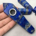 Natural Lapis Lazuli Crystal Smoking Pipe