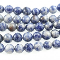 Denim Lapis Lazuli Beads strand 35cm from India