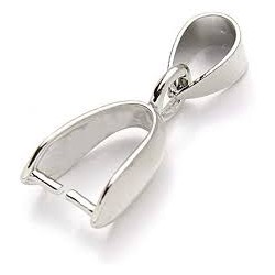 Silver Plated Pendant Bail 20mm