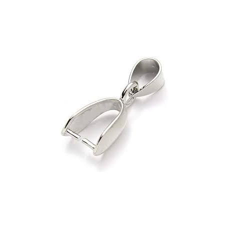 Silver Plated Pendant Bail 20mm