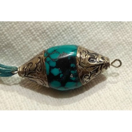 Turquoise Bead from Nepal