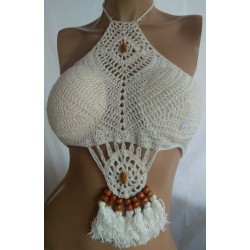 Crochet Top with support from India