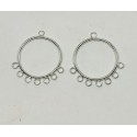 Earring Finding Silver plated