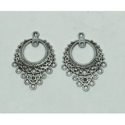 Earring Finding Silver plated