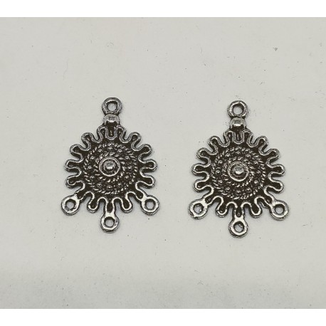 Earring Finding Silver plated