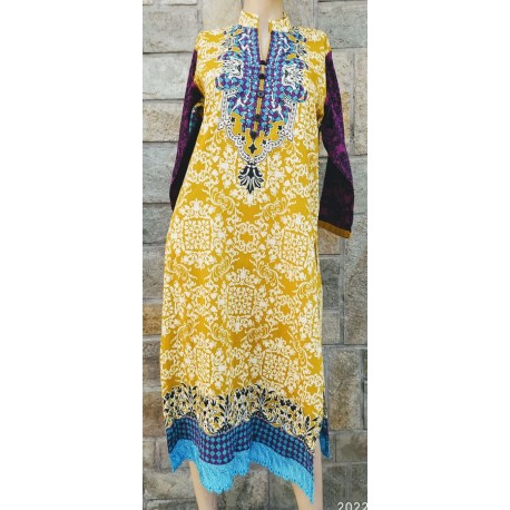 Cotton Kurta Caftan Dress From India