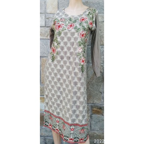 Rayon Φόρεμα Καφτάνι Κούρτα από Ινδία