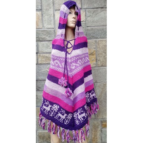 Woolen Poncho from Nepal