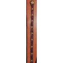 Leather belt embroidered from India