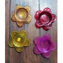 Glass tea Candle Holders