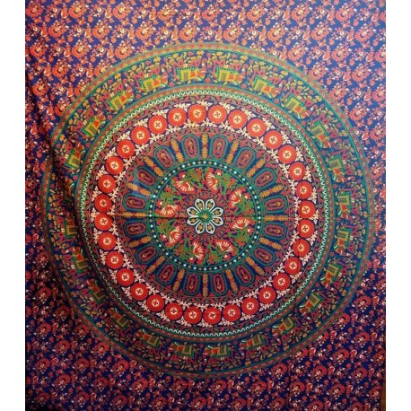 Cotton Bedcover from India 1007