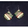 Wood earrings from Thailand