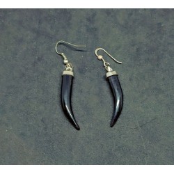 Horn earrings from Nepal