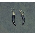 Horn earrings from Nepal