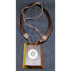 Wood Necklace from Indonesia