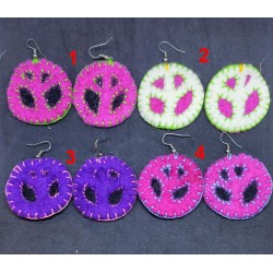 Felt Earrings from Nepal