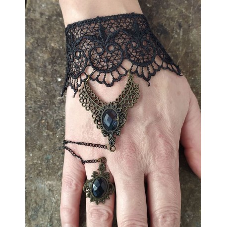 Gothic Lace Bracelet