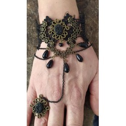 Gothic Lace Bracelet