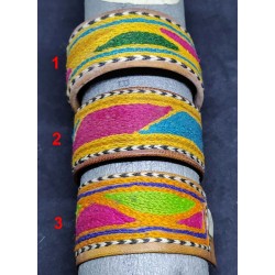 Leather Bracelet from Rajastan India