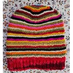 Μάλλινος Σκούφος με Επένδυση Fleece .