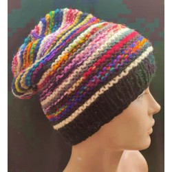 Μάλλινος Σκούφος με Επένδυση Fleece .