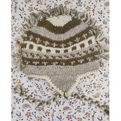 Μάλλινος Σκούφος με Επένδυση Fleece .