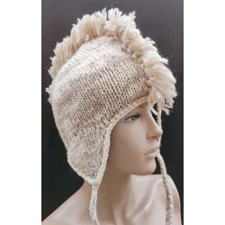 Μάλλινος Σκούφος με Επένδυση Fleece .