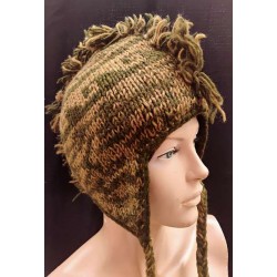 Μάλλινος Σκούφος με Επένδυση Fleece .