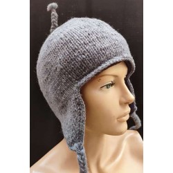 Μάλλινος Σκούφος με Επένδυση Fleece .