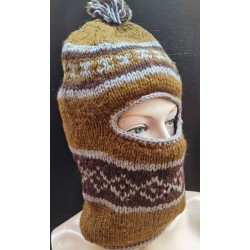 Μάλλινος Σκούφος με Επένδυση Fleece .