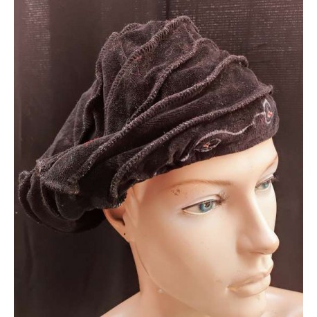 Velvet Beanie from Nepal