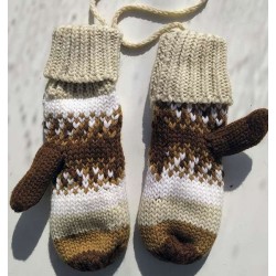 Woolen Gloves from Nepal with Fleece