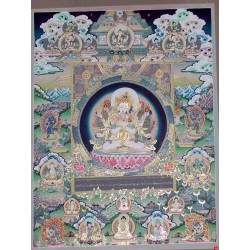 Guhyasamaja Akshobhyavajra Thangka