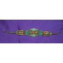 Handmade Bracelet White Metal Nepal.