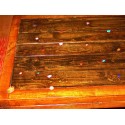 Handmade coffeetable with fixed Semiprecious stones