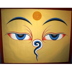 Eyes Of Buddha Thangka