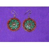 Handmade Earrings in White Metal from Nepal