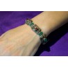 Handmade Bracelet White Metal Nepal.