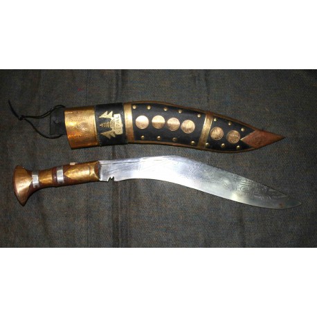 Traditional Khukhuri Knife From Nepal.