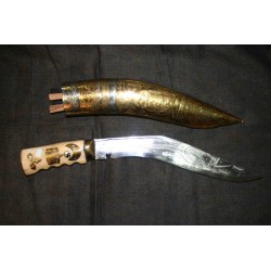 Traditional Khukhuri Knife From Nepal.