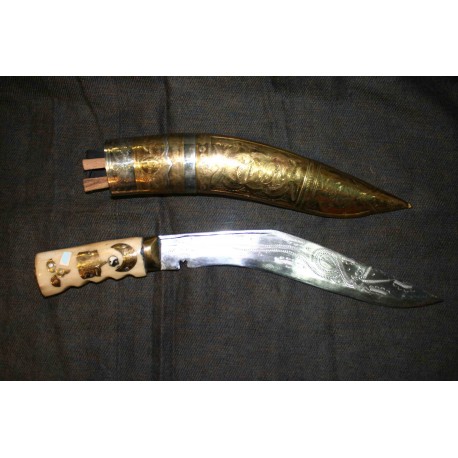 Traditional Khukhuri Knife From Nepal.