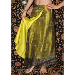 Organza Silk Skirt "Wrap Around " type