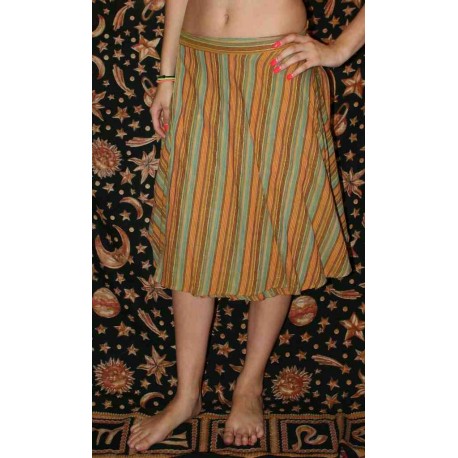 Cotton Skirt "Wrap Around " type