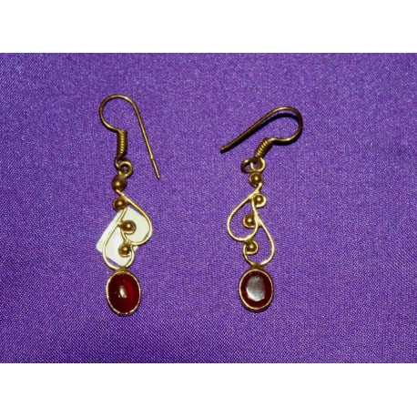 Handmade Earring in Βrass