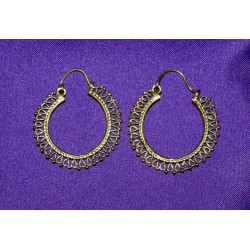 Handmade Earring in Βrass