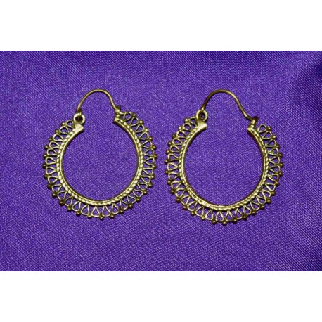 Handmade Earring in Βrass